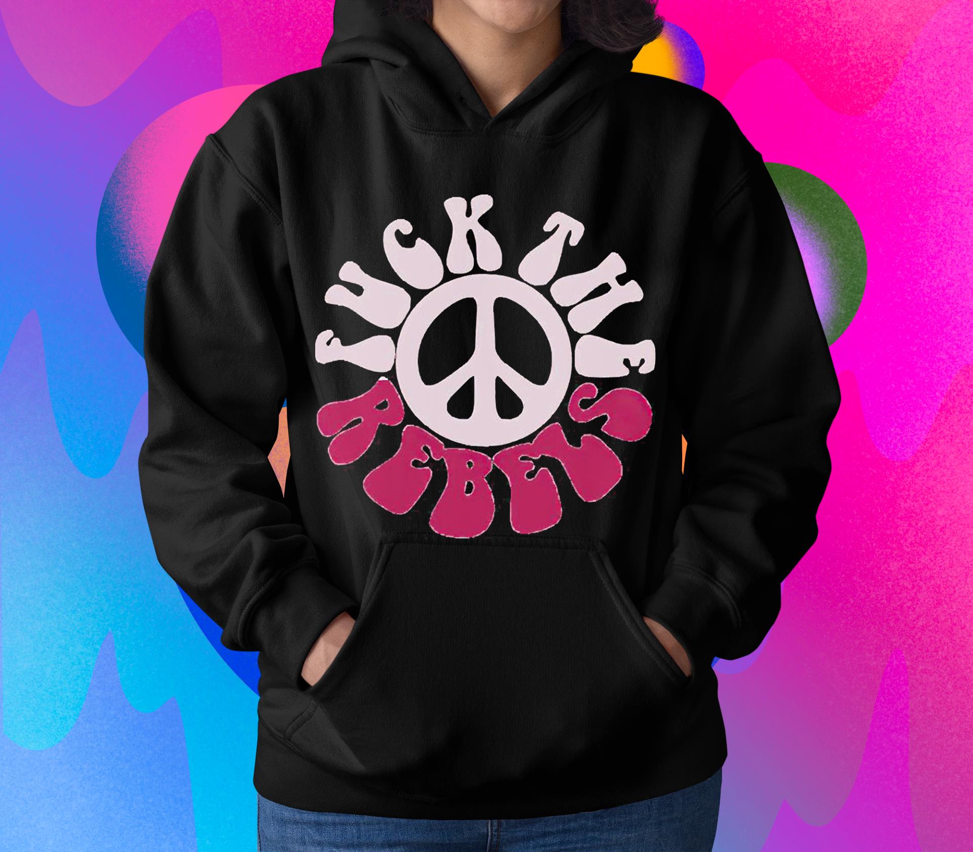 Mississippi State football peace fuck the Rebels shirt 1