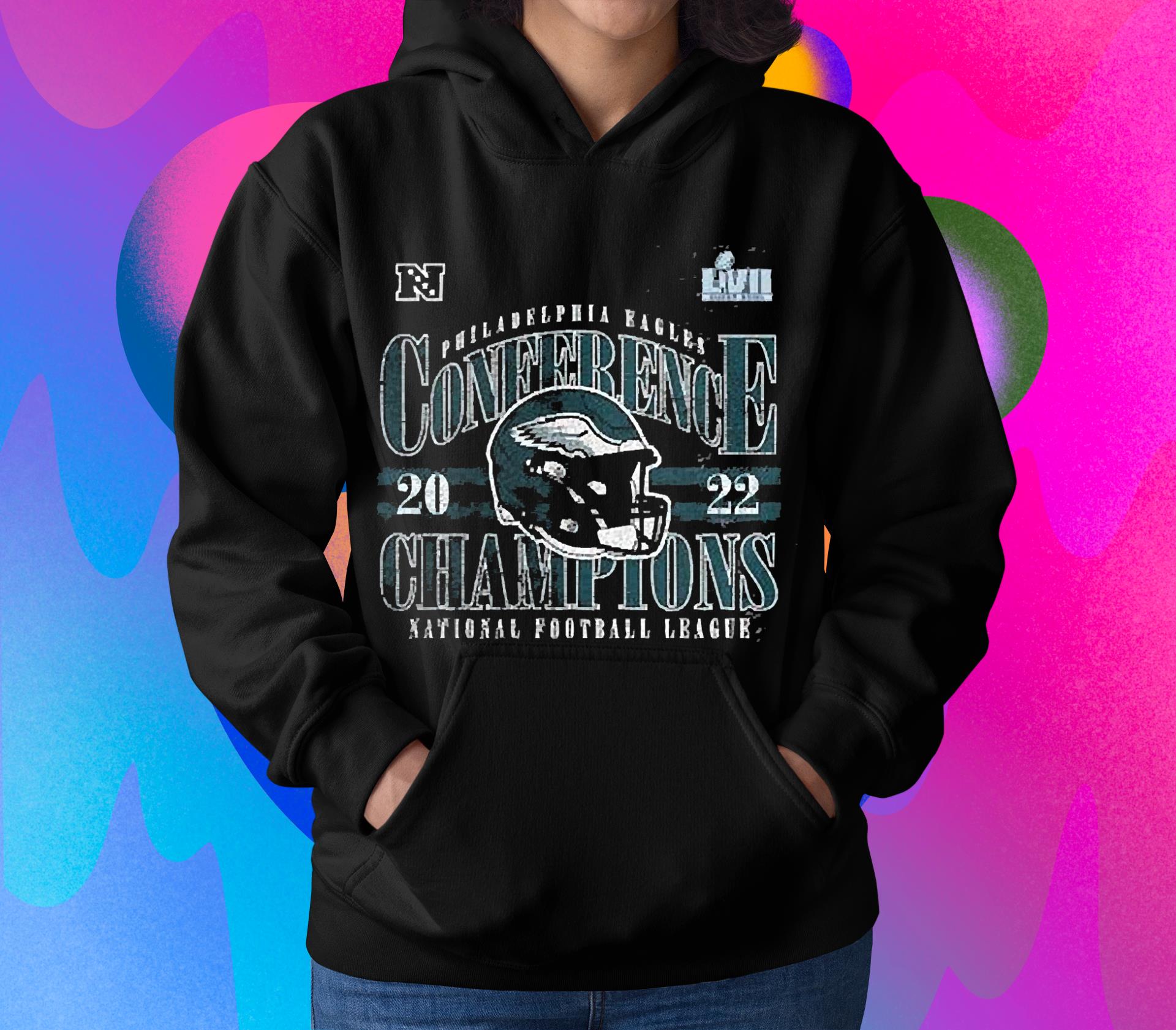 Philadelphia eagles 2022 nfc champions tri-blend banner worthy shirt 1 Thebeatlestshirt News