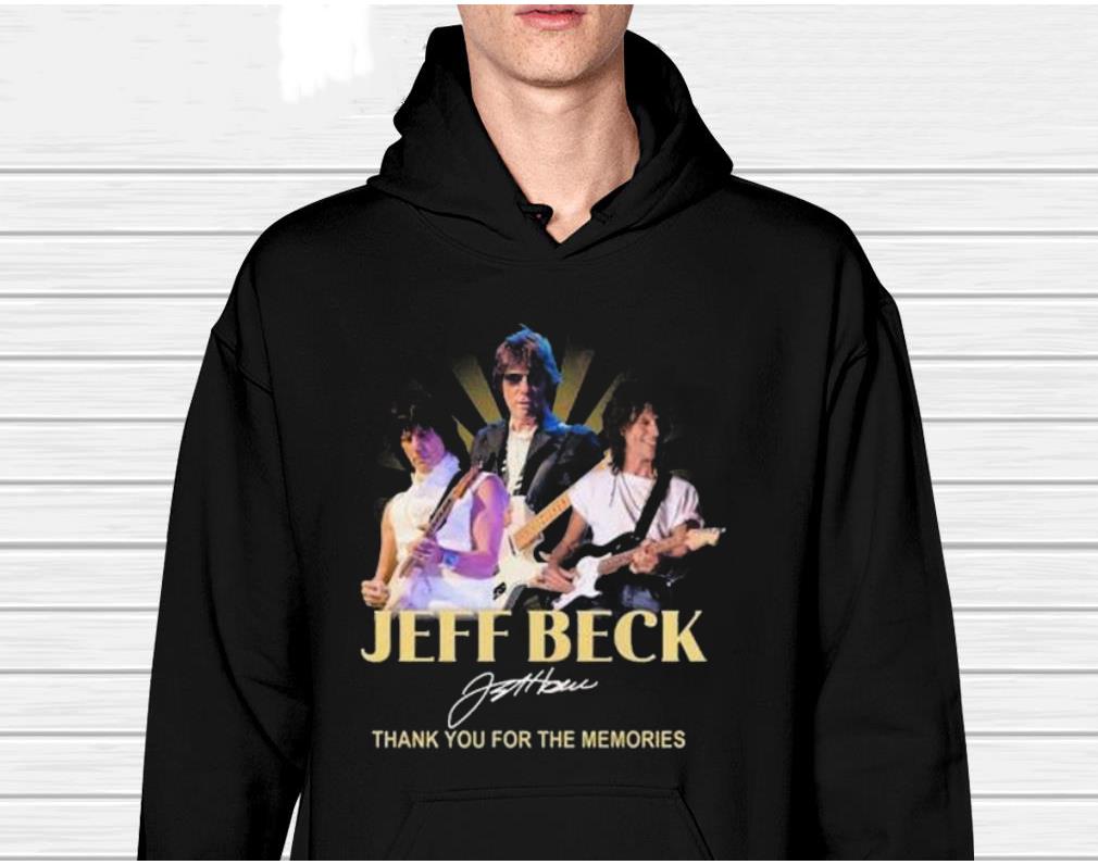 79 Years Of 1944-2023 Jeff Beck Thank You For The Memories Signature Shirt 1