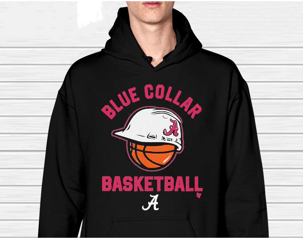 Alabama crimson tide blue collar basketball shirt 1