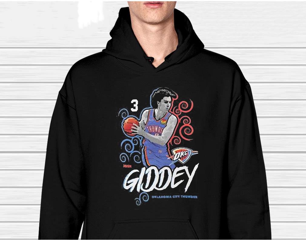 Josh Giddey Oklahoma City Thunder Competitor Shirt 1