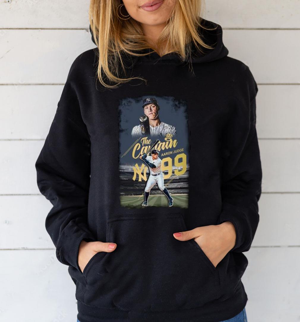 The Captain Aaron Judge 99 New York Yankees Signature Shirt