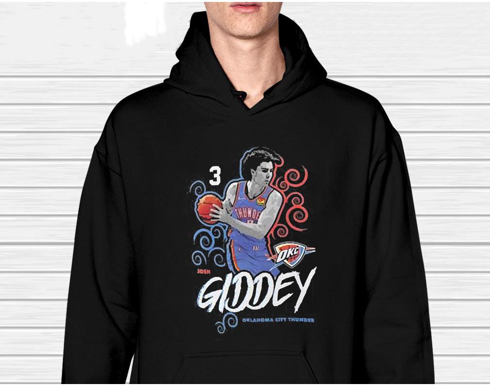 Josh Giddey Oklahoma City Thunder Competitor Shirt 1