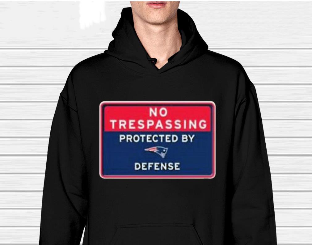 Trespassing Protected By New England Patriots Defense Shirt 1