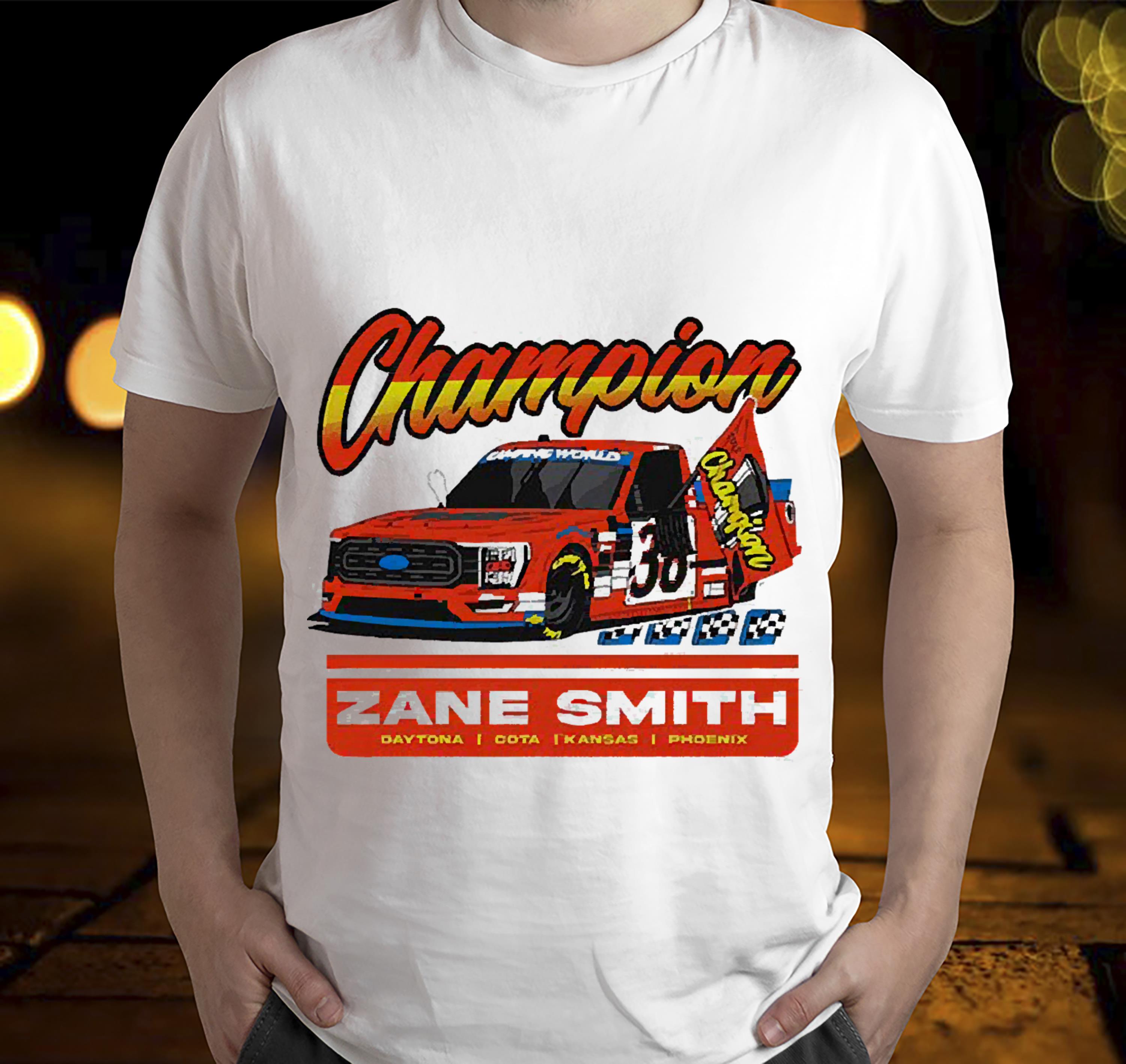 Zane Smith 2022 Champion Win shirt 1