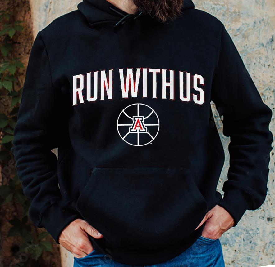 m32 run with us arizona wildcats shirt hoodie - Run with US Arizona Wildcats shirt