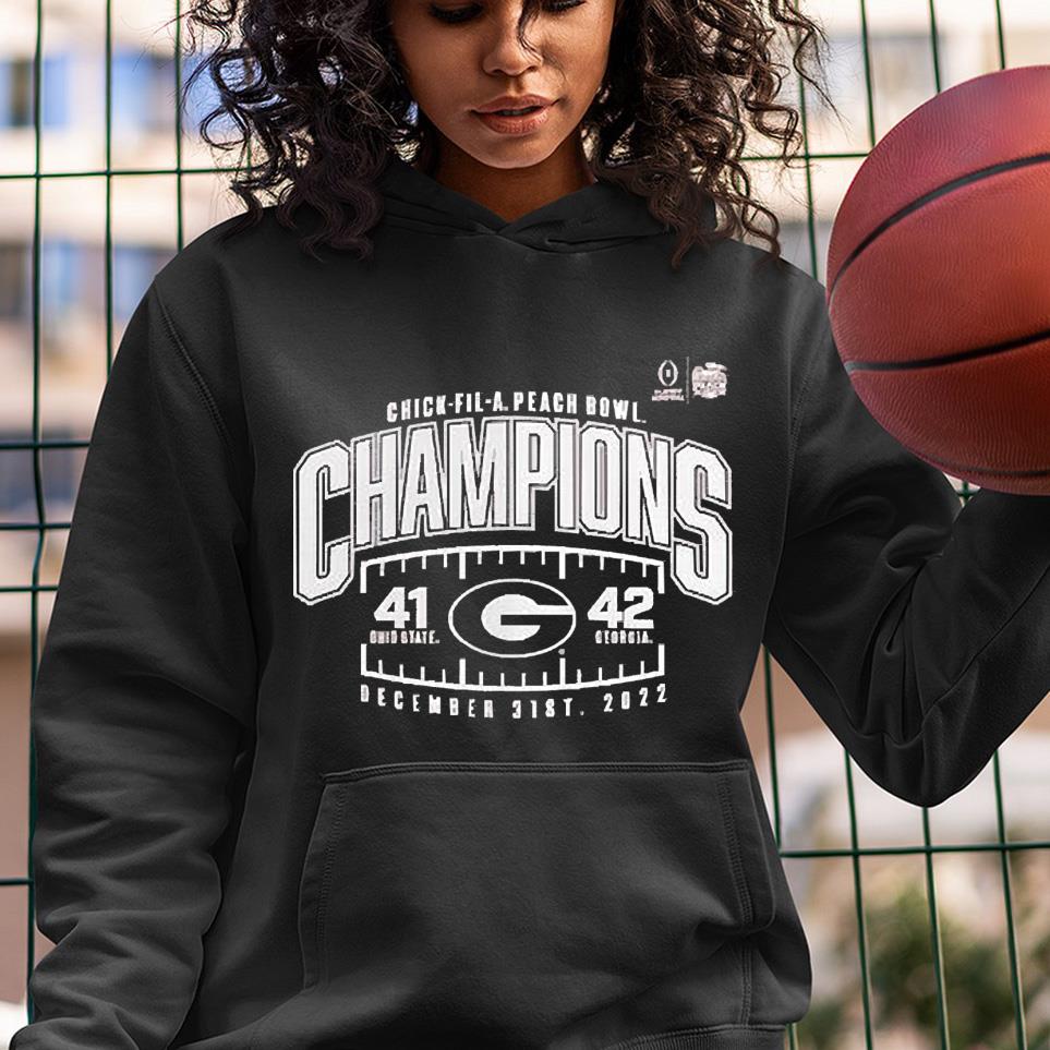 Chick Fil A peach Bowl Champions Georgia bulldogs 41 42 shirt m41 chick fil a peach bowl champions georgia bulldogs 41 42 shirt hoodie - Chick Fil A peach Bowl Champions Georgia bulldogs 41 42 shirt