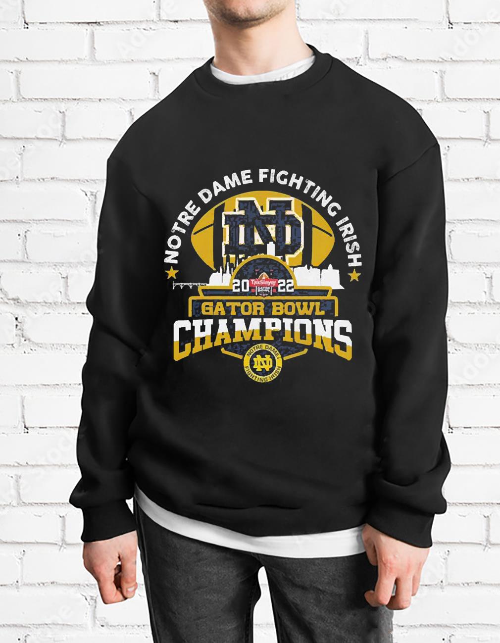 Notre Dame Fighting Irish 2022 Gator Bowl Champions shirt - POP shirt