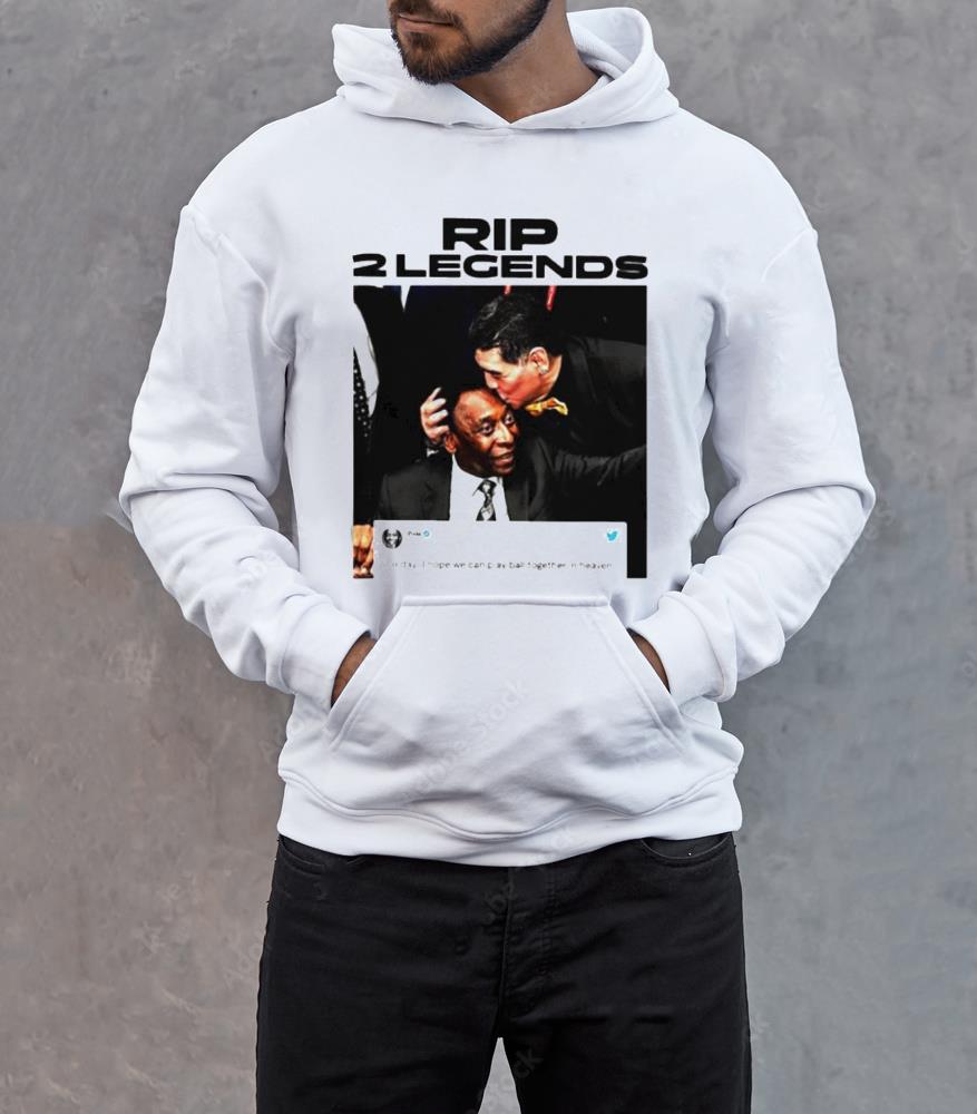 RIP Pelé 2 legends one day I hope we can play ball together in heaven shirt