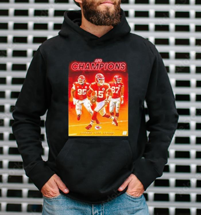 Kansas city Chiefs afc champions nfl 2023 shirt 6