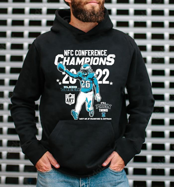 NFC conference Champs 2022 bleed green it’s Philly thing shirt 8