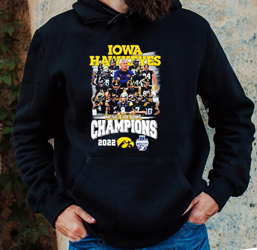 Iowa Hawkeyes Music City Bowl 2022 shirt 1
