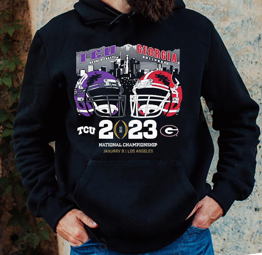 m61 tcu horned frogs vs georgia bulldogs 2023 cfp national championship bound shirt hoodie - TCU Horned Frogs Vs Georgia Bulldogs 2023 CFP National Championship Bound Shirt