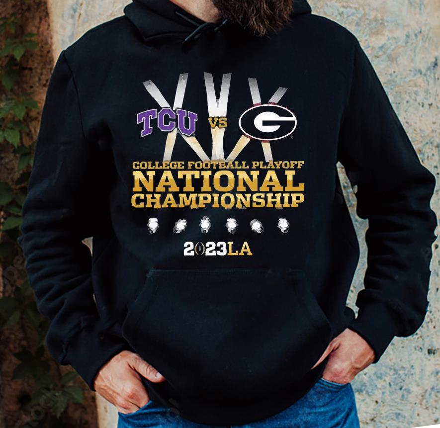 Tcu Horned Frogs Vs Georgia Bulldogs 2023 Cfp National Championship Game Shirt 1 Thebeatlestshirt News