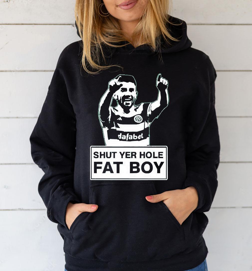 m71 alfredo morelos shut yer hole fat boy shirt hoodie - Alfredo Morelos Shut Yer Hole Fat Boy Shirt