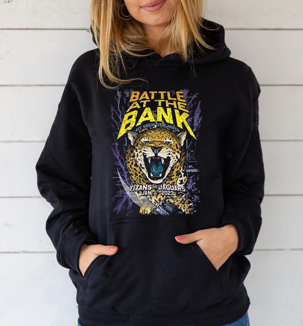 Battle At The Bank Afc South Title Match Titans Vs Jaguars Tee Shirt 1