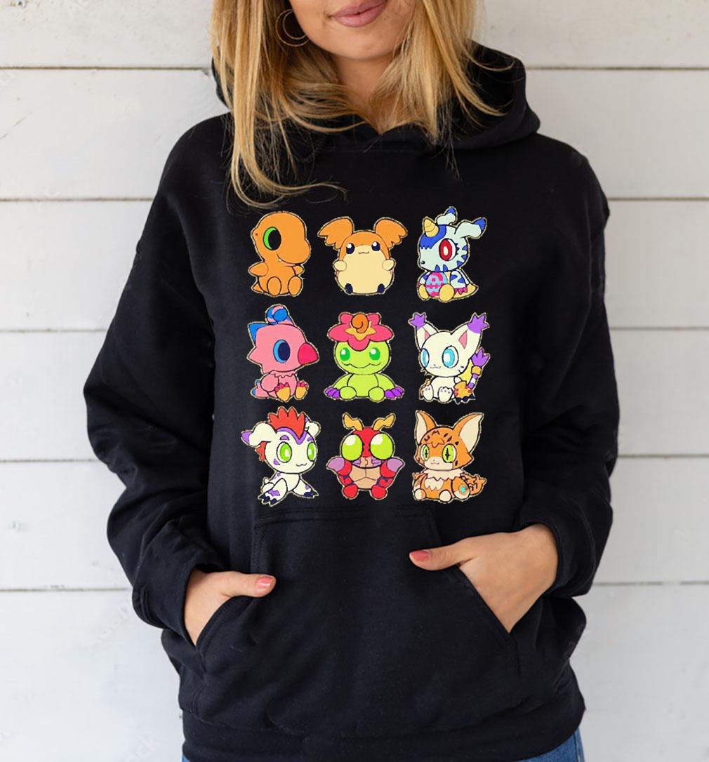 Collage Design Digimon Adventure Shirt 1