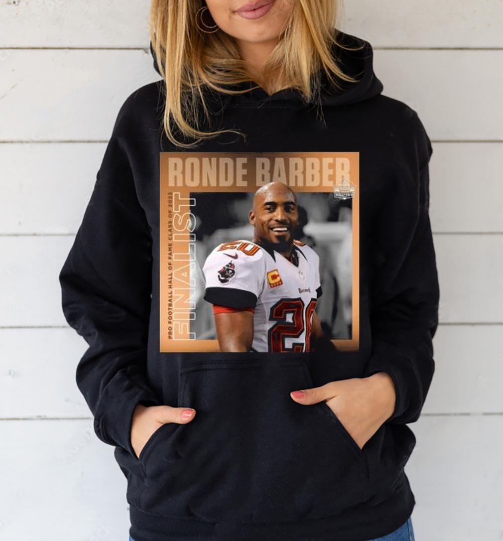 Ronde Barber Pro Football hall of fame class of 203 Finalist shirt 1