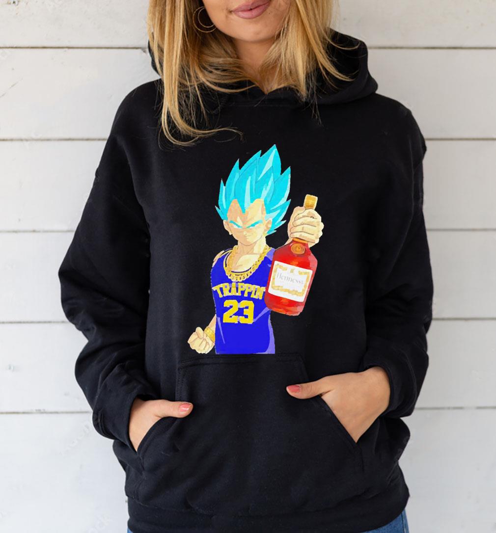 m71 vegeta hennessy trappin 23 shirt hoodie - Vegeta Hennessy Trappin 23 Shirt