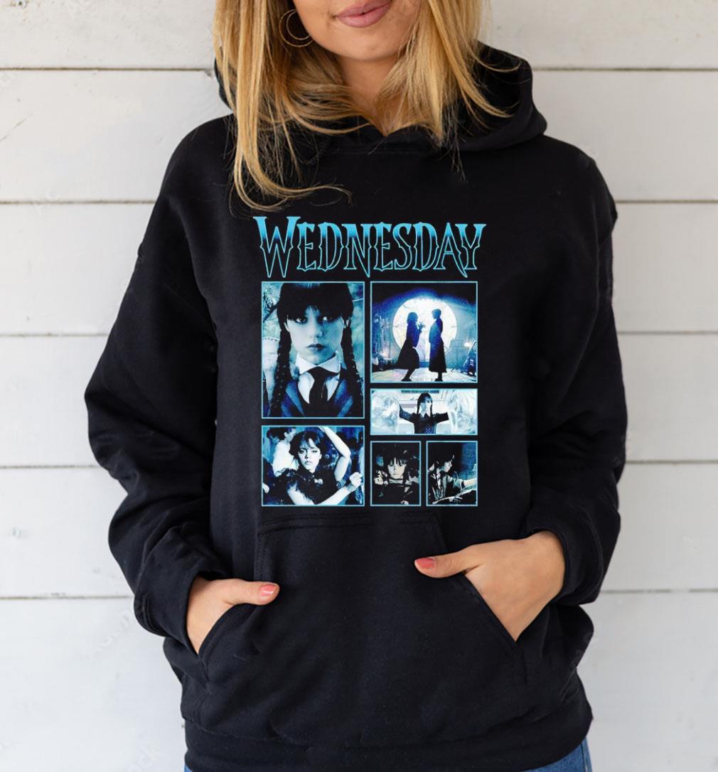 Wednesday Iconic Scenes shirt 1