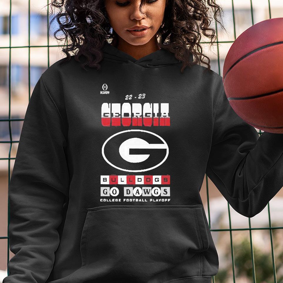 Georgia bulldogs 22-23 peach bowl cfp long sleeve shirt 1