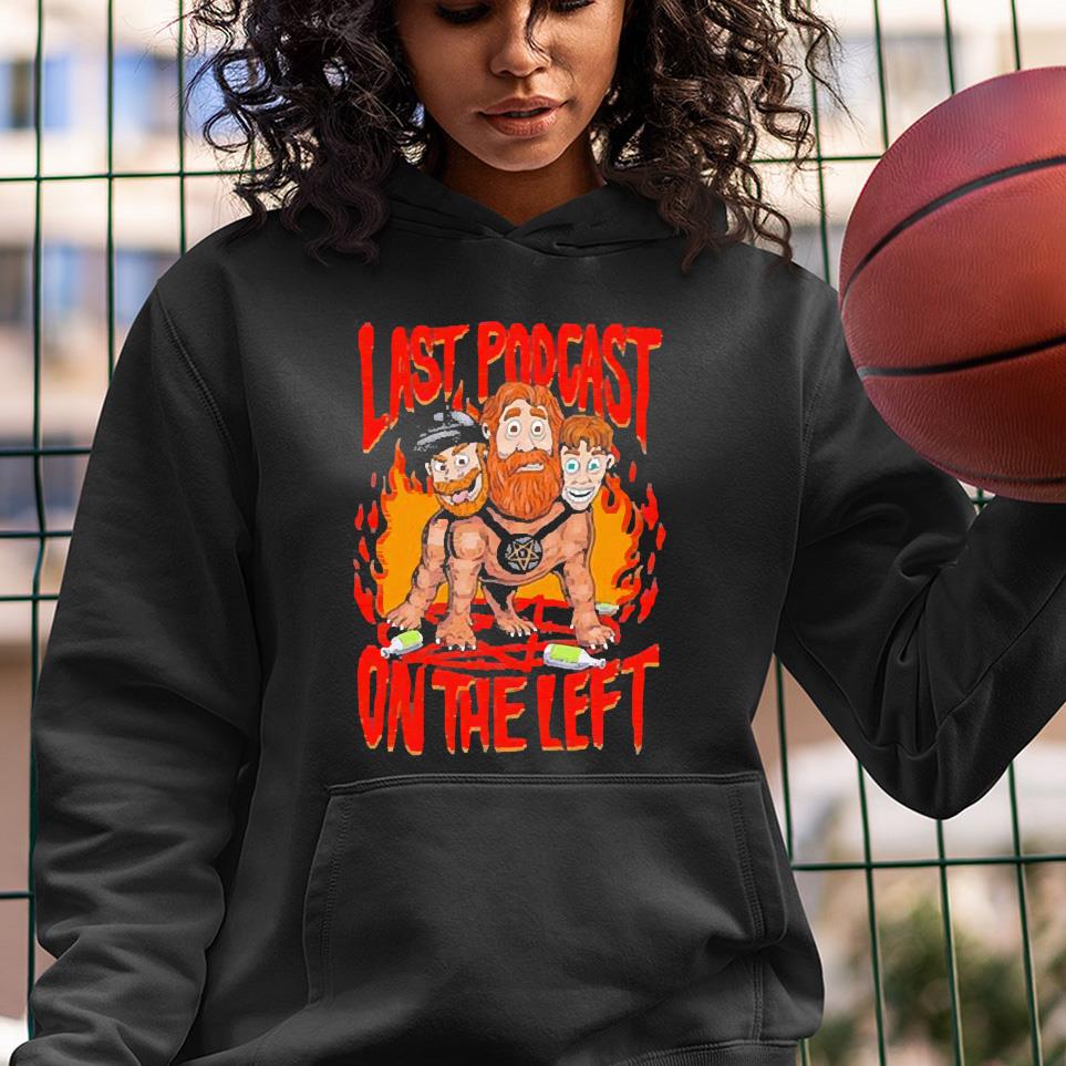 Last poDcast on the left shirt 1