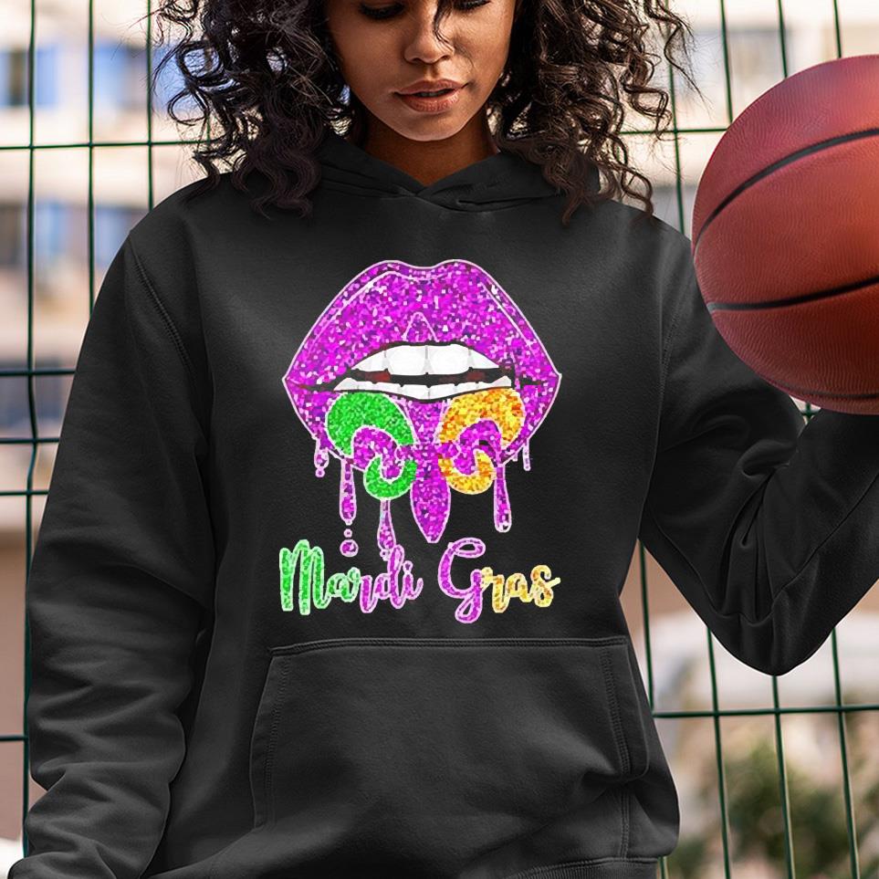 Lips Mardi Gras shirt 1