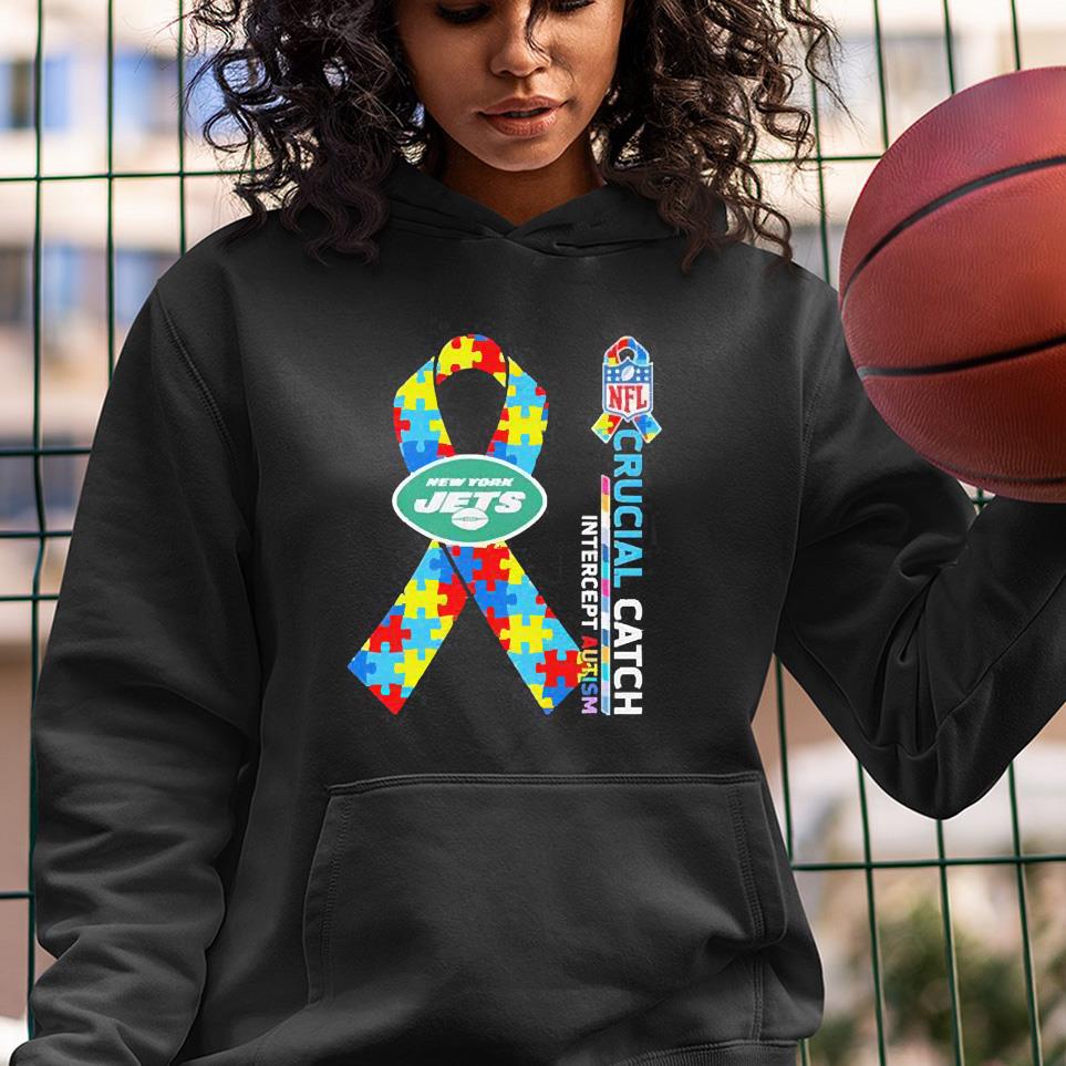 New York Jets Crucial Catch Intercept Autism Shirt 1 Thebeatlestshirt News