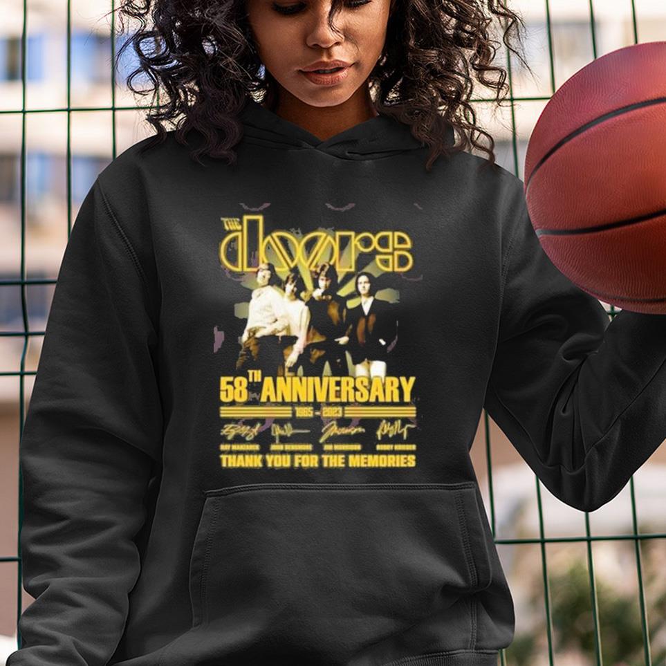 The doors 58th anniversary 1965 2023 thank you for the memories shirt 1