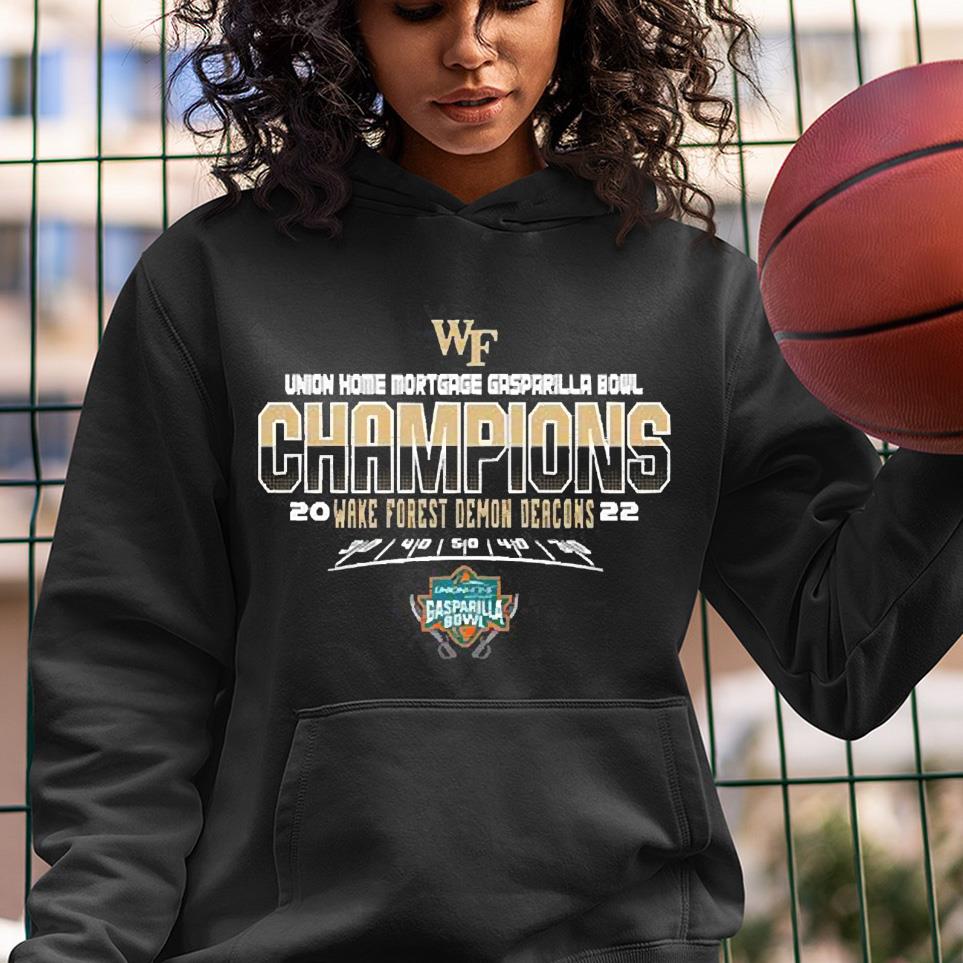 Union Home Mortgage Gasparilla Bowl Champions 2022 Wake Forest Demon Deacons Shirt 1
