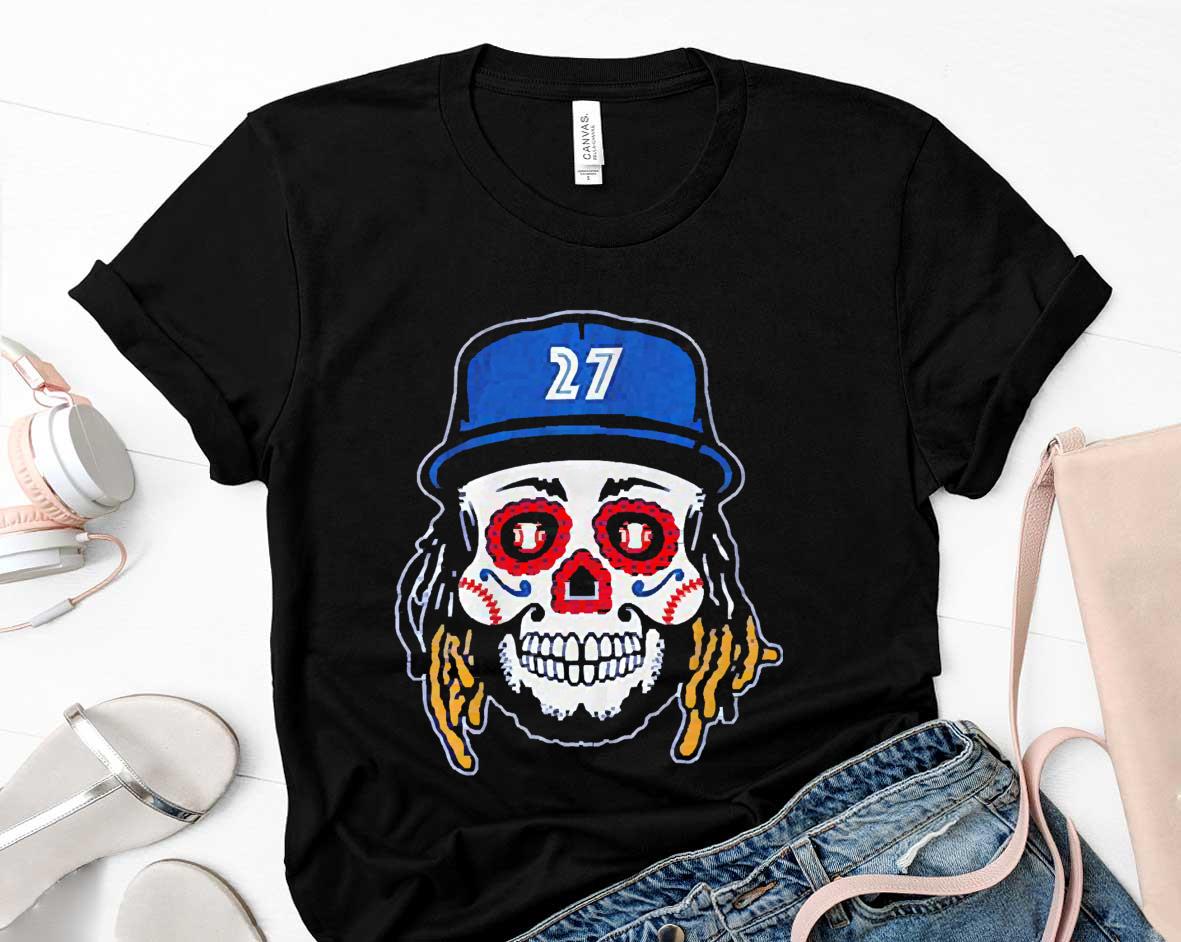 Vladimir Guerrero Jr Sugar Skull Shirt 1 Thebeatlestshirt News