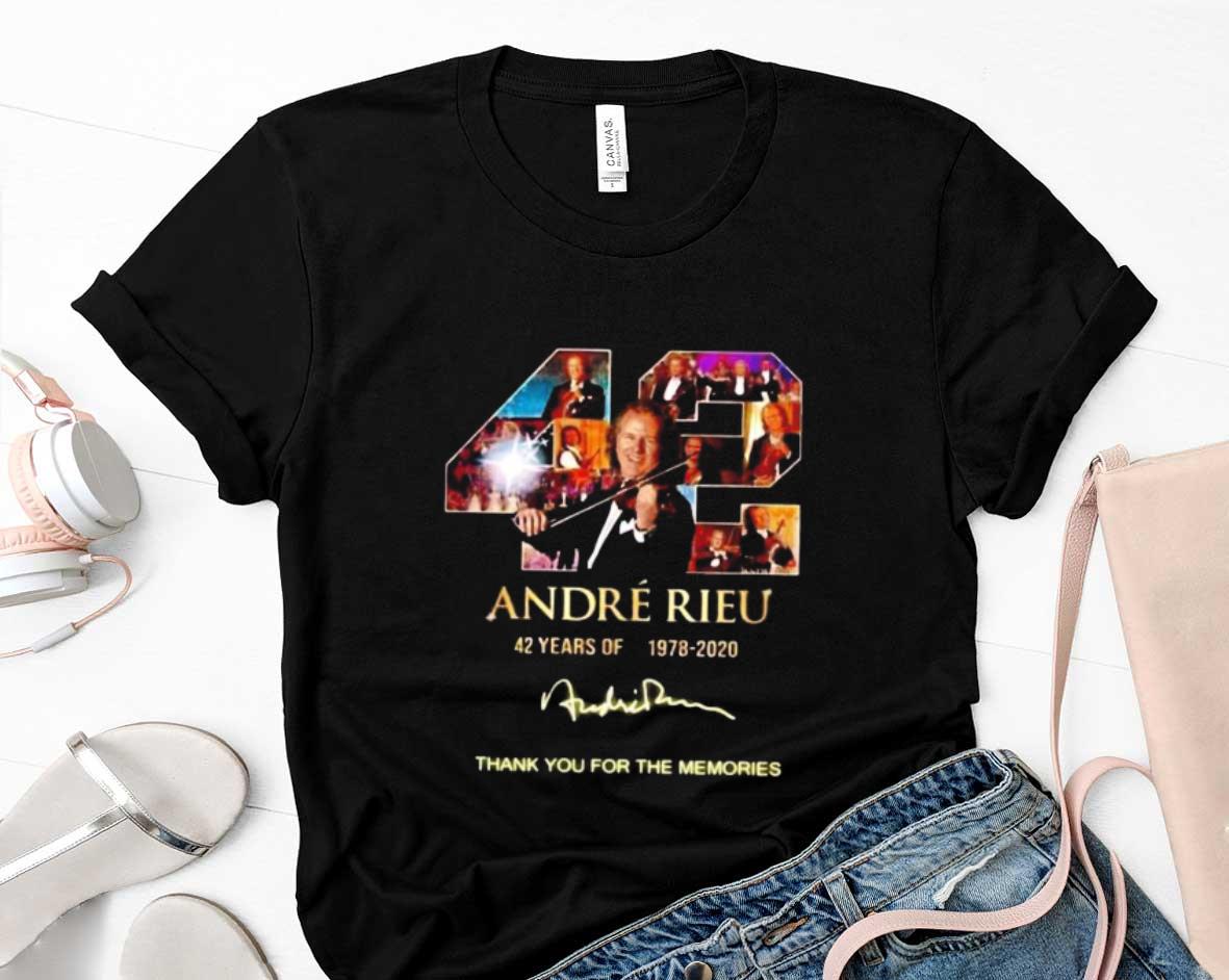 Andre Rieu 42 Years 1978-2020 Thank You For The Memories Shirt 1 Postmaloneshirt News