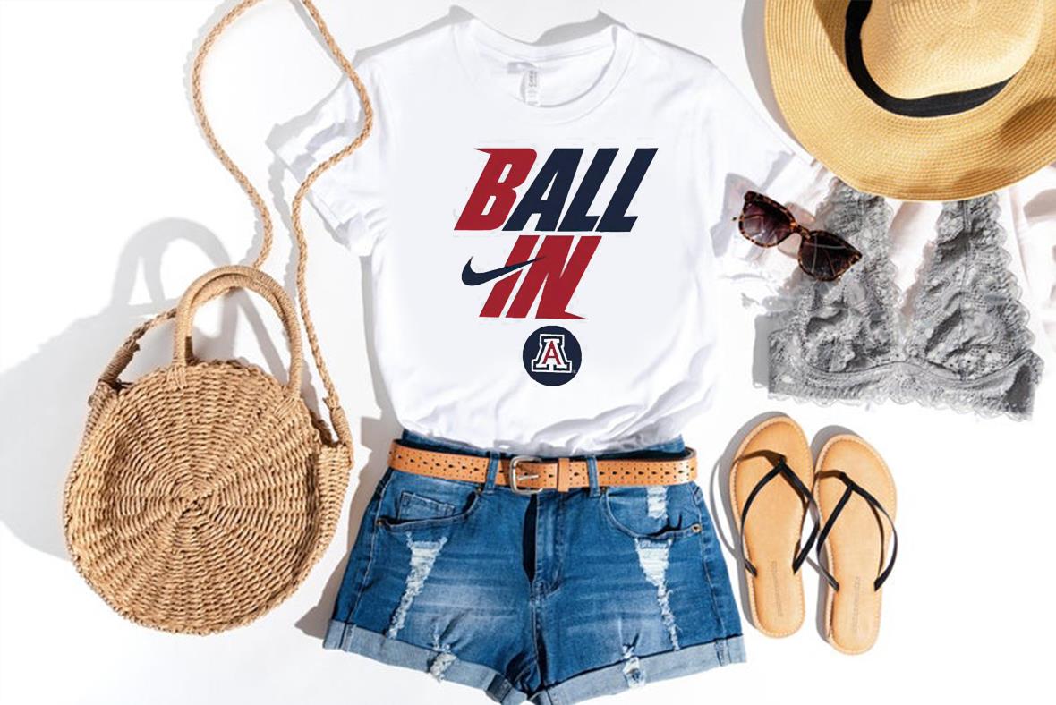 2022 Arizona Basketball Ball In Shirt 1 Thebeatlestshirt News