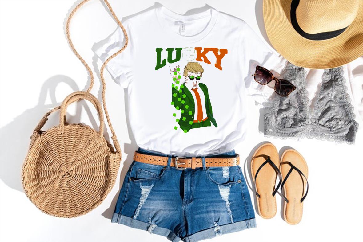 Trump Salt Bae Lucky St. Patricks Day Shirt 2 St Patrick’s Day