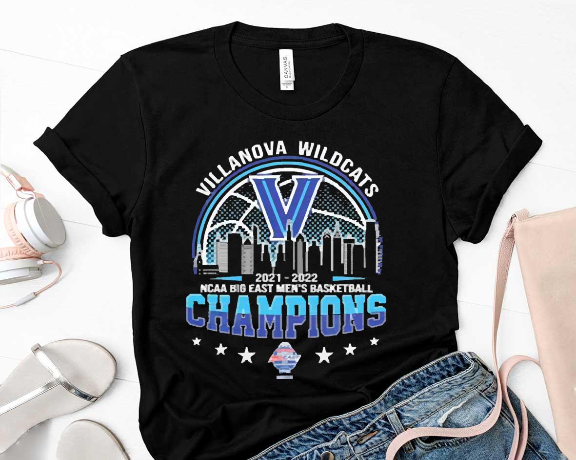 Villanova Wildcats 2021-2022 Ncaa Big East Mens Basketball Champions Shirt 1 Postmaloneshirt News