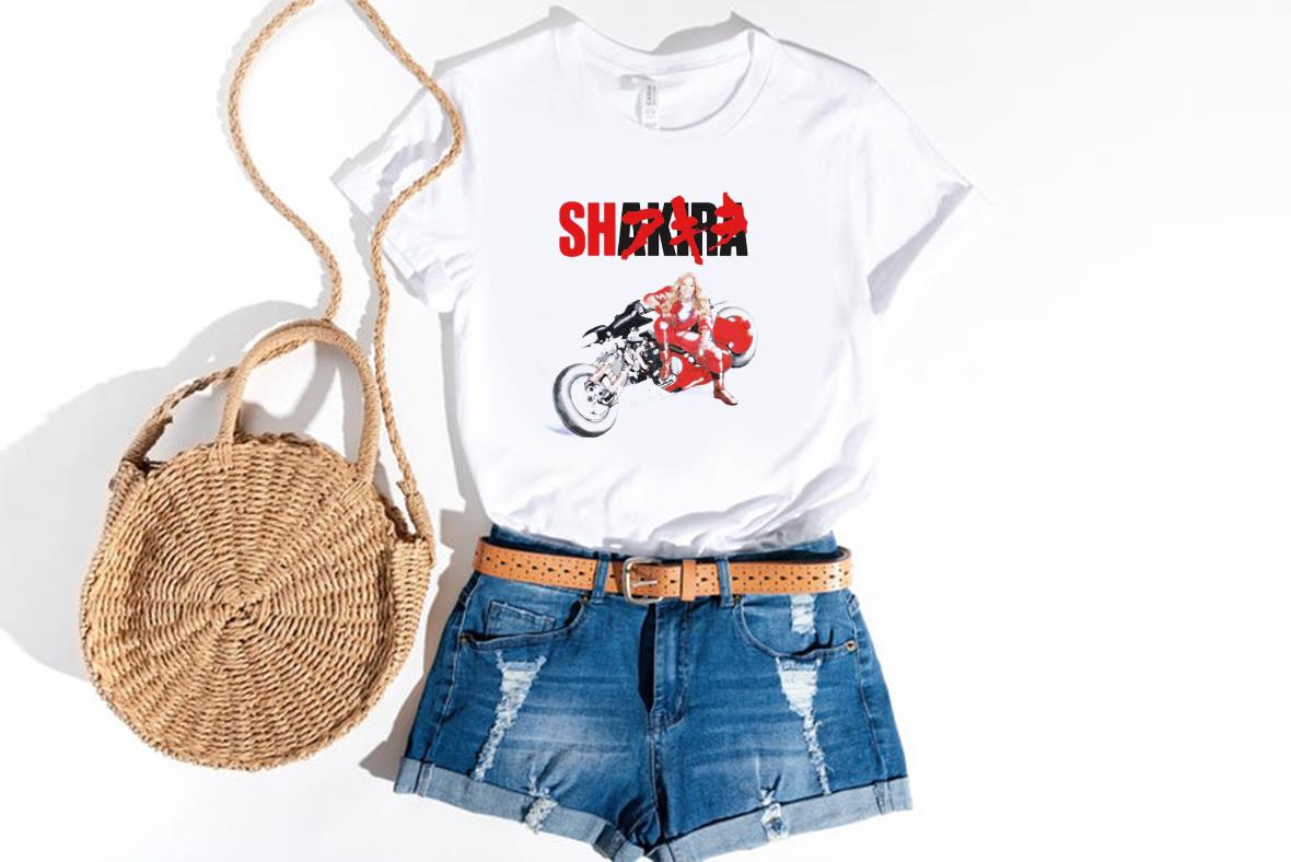Shakira Akira and Motorcycle shirt 1 Starwars News