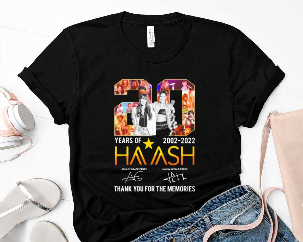 20 Years Of 2002 2022 Haash Thank You For The Memories Shirt 1 Postmaloneshirt News