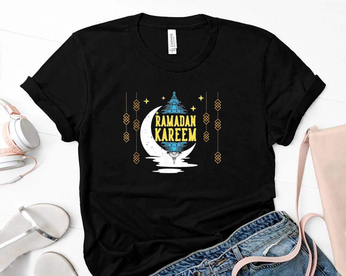 Ramadan Kareem Muslims Eid Ramadan Lantern Lights Moon Cute Shirt 1 Postmaloneshirt News