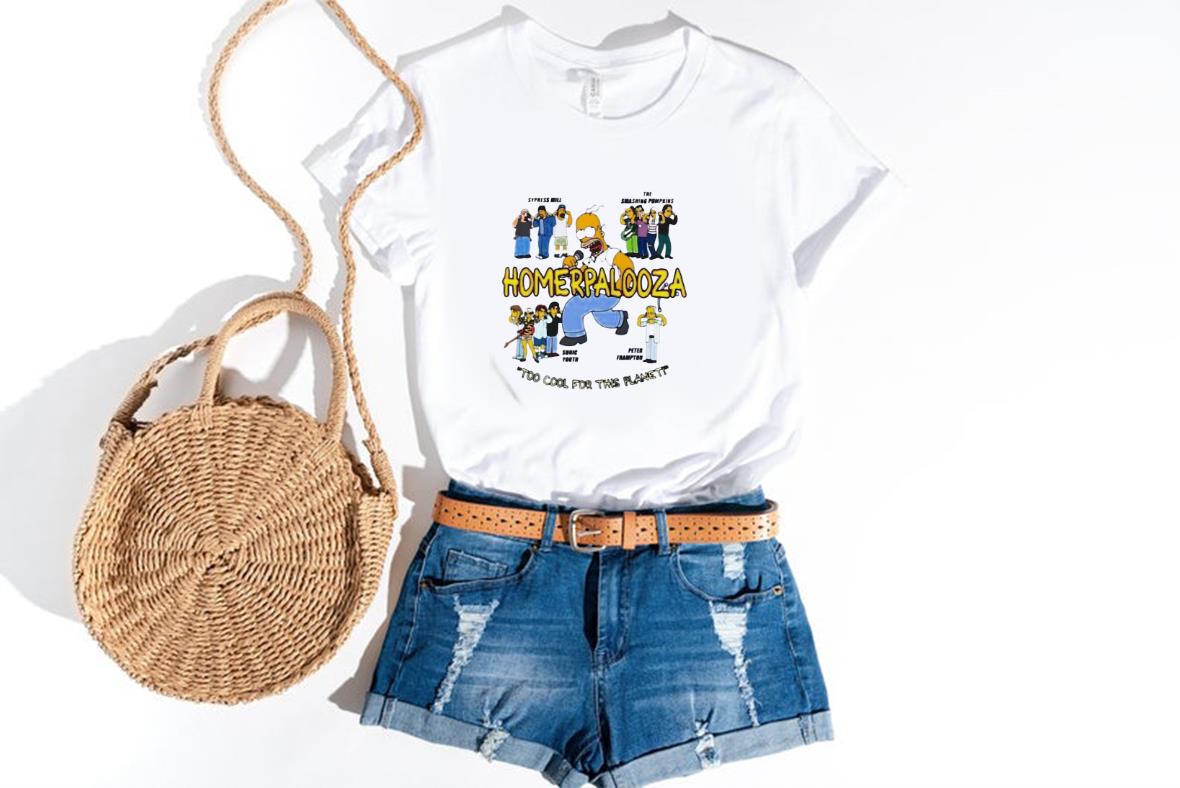 The Simpsons Homerpalooza Too Cool For This Planet Shirt 1 Postmaloneshirt News