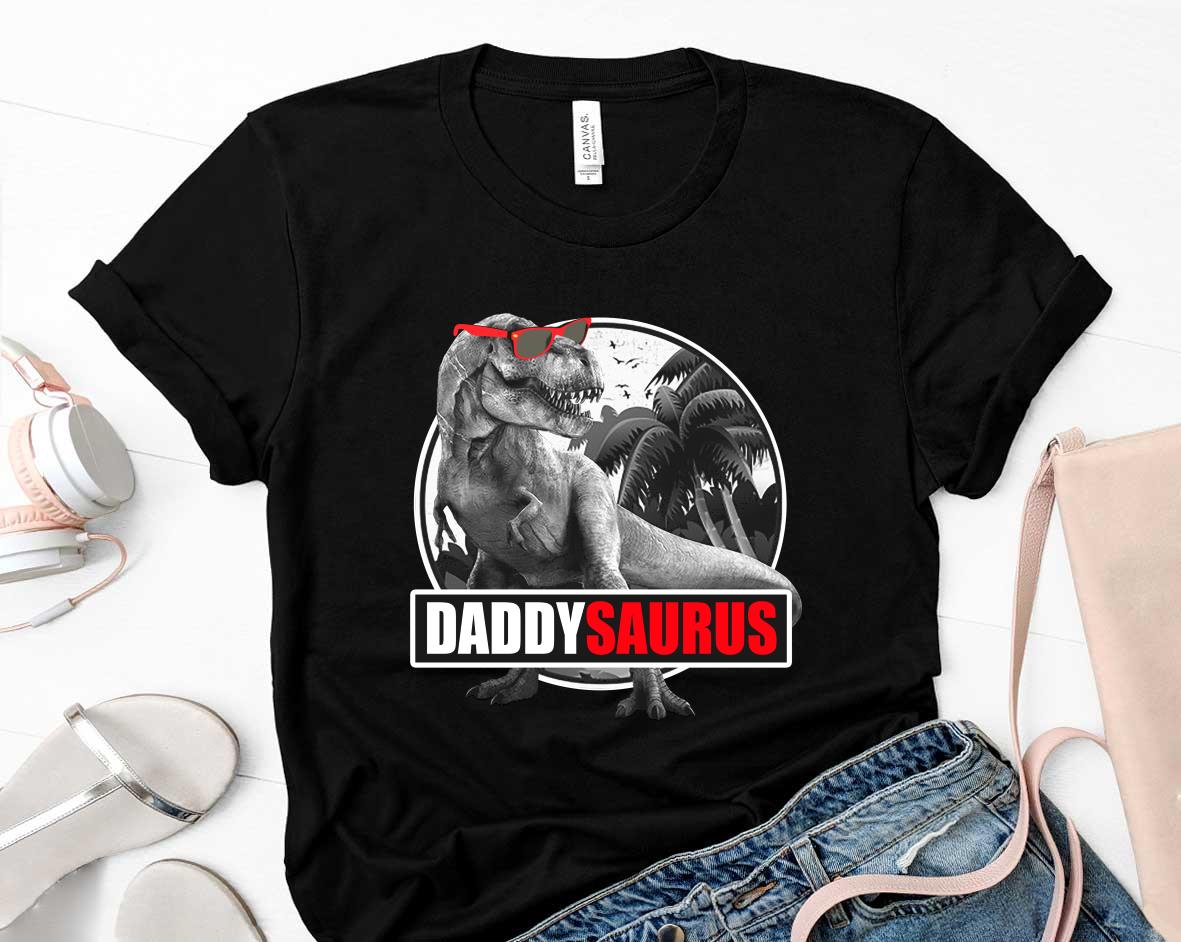 Daddysaurus T-rex Dad Dinosaur Fathers Day Shirt 8 Metallicatee News