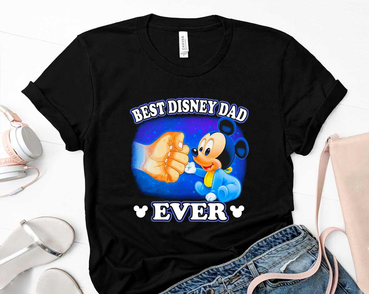 Fathers Day Mickey Mouse Best Disney Dad Ever Independence Day Shirt 49 Father's Day