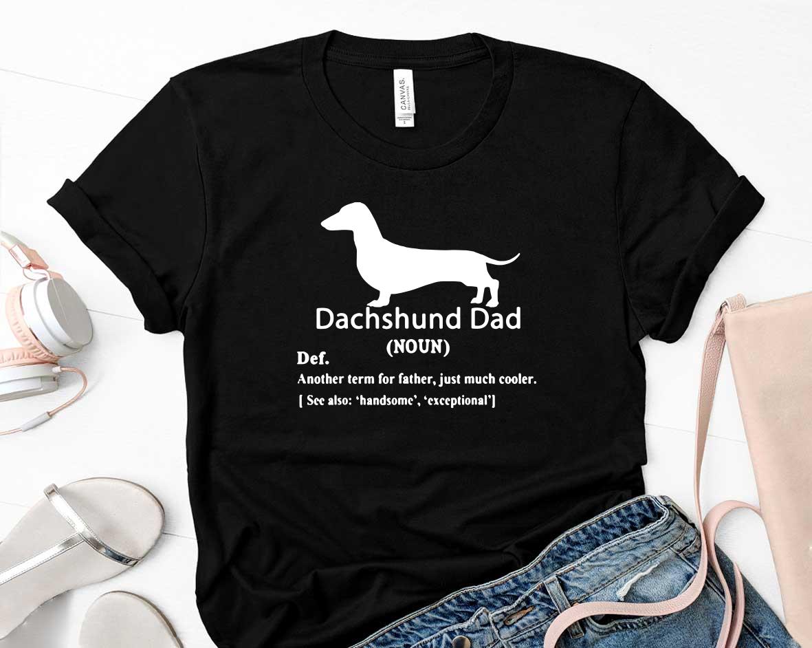 Dachshund Dad Definition For Father Day Shirt 44 Father's Day