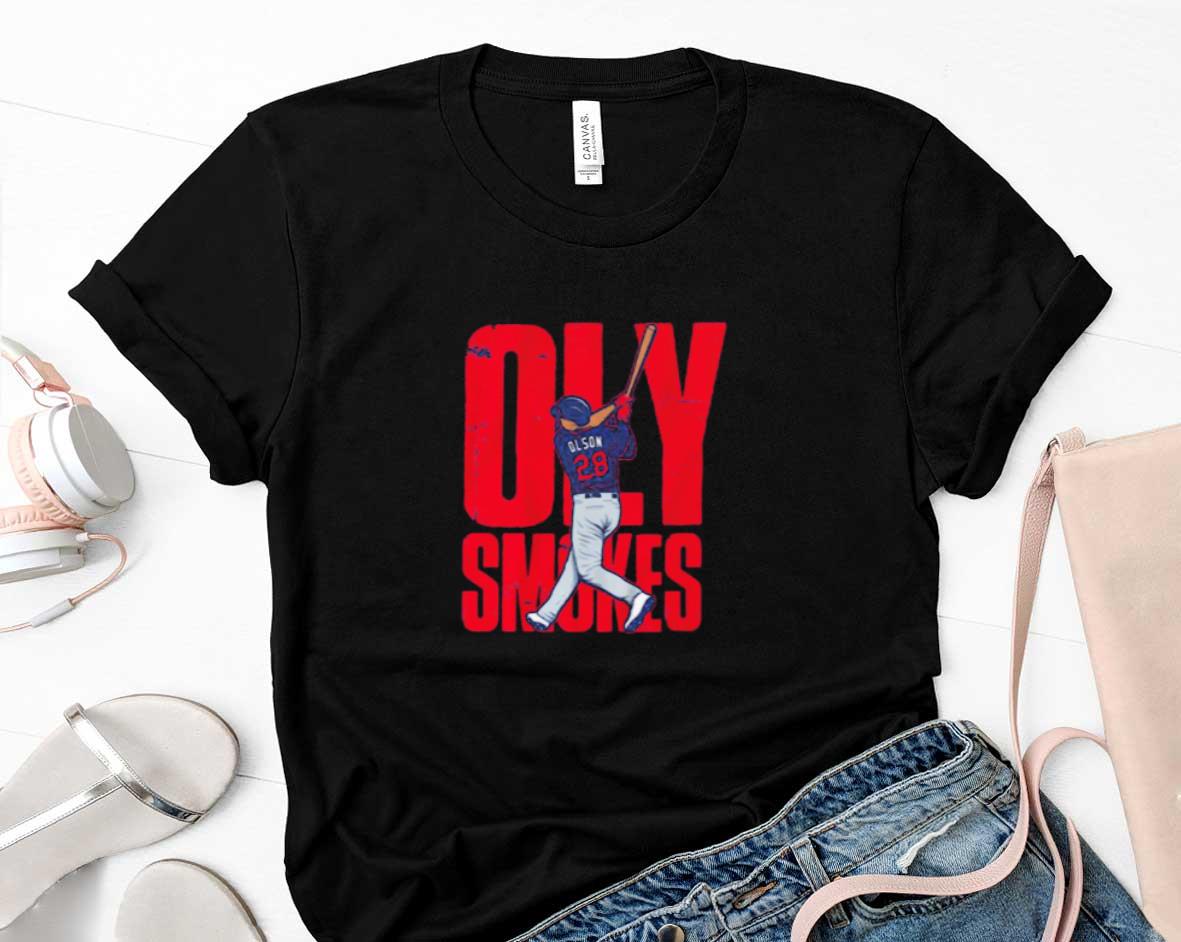 28 Matt Olson Oly Smokes Atlanta Shirt 1 Postmaloneshirt News