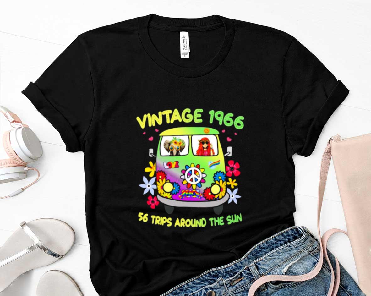 Vintage 1966 56 Trips Around The Sun Shirt 2 Vintage
