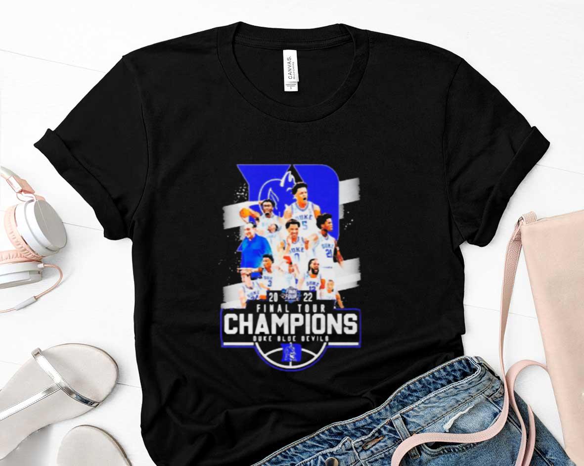 2022 Final Tour Champions Duke Blue Devils Shirt 1 Thebeatlestshirt News