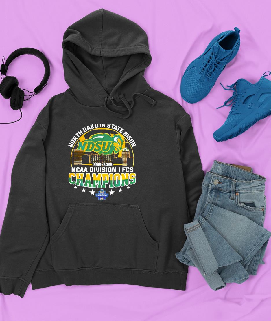 North Dakota State Bison 2021 2022 NCAA Division I Football Championship Subdivision FCS Champions Shirt 1