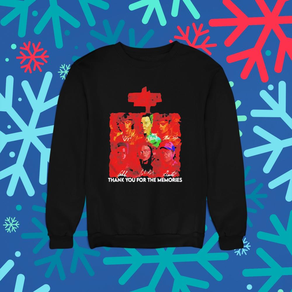 Stranger things 4 thank you for the memories signatures T-shirtStranger things 4 thank you for the memories signatures shirt 1 mydisneyshirt news
