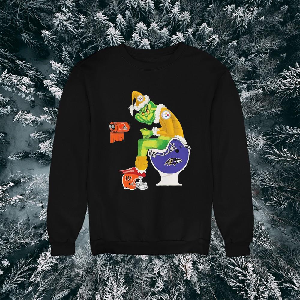 The Grinch Pittsburgh Steelers Shit On Toilet Baltimore The Grinch Pittsburgh Steelers Shit On Toilet Baltimore